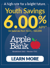 Apple Bank Tall Sponsorship Banner