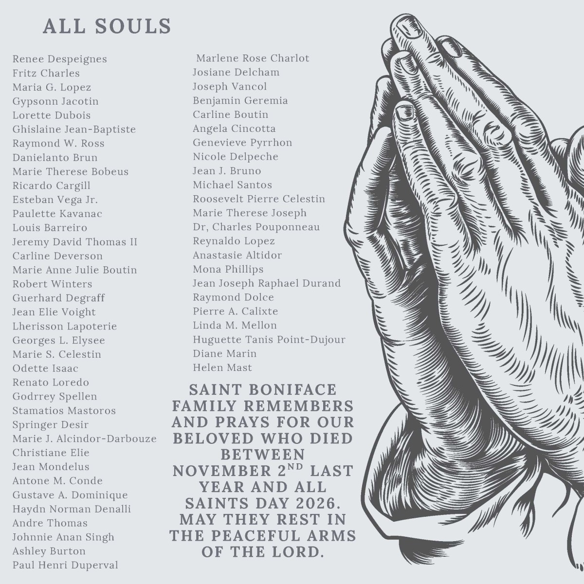 Remembrance of all Souls